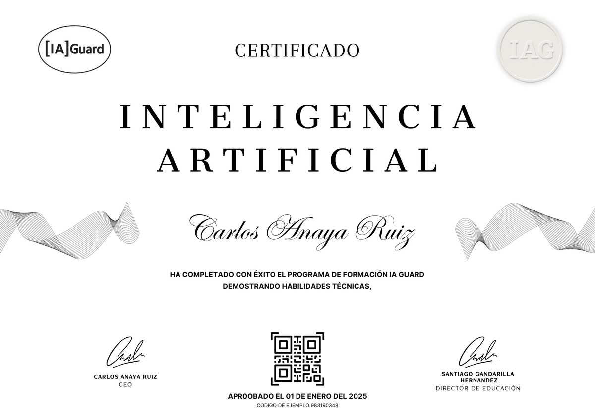 Certificado de IA